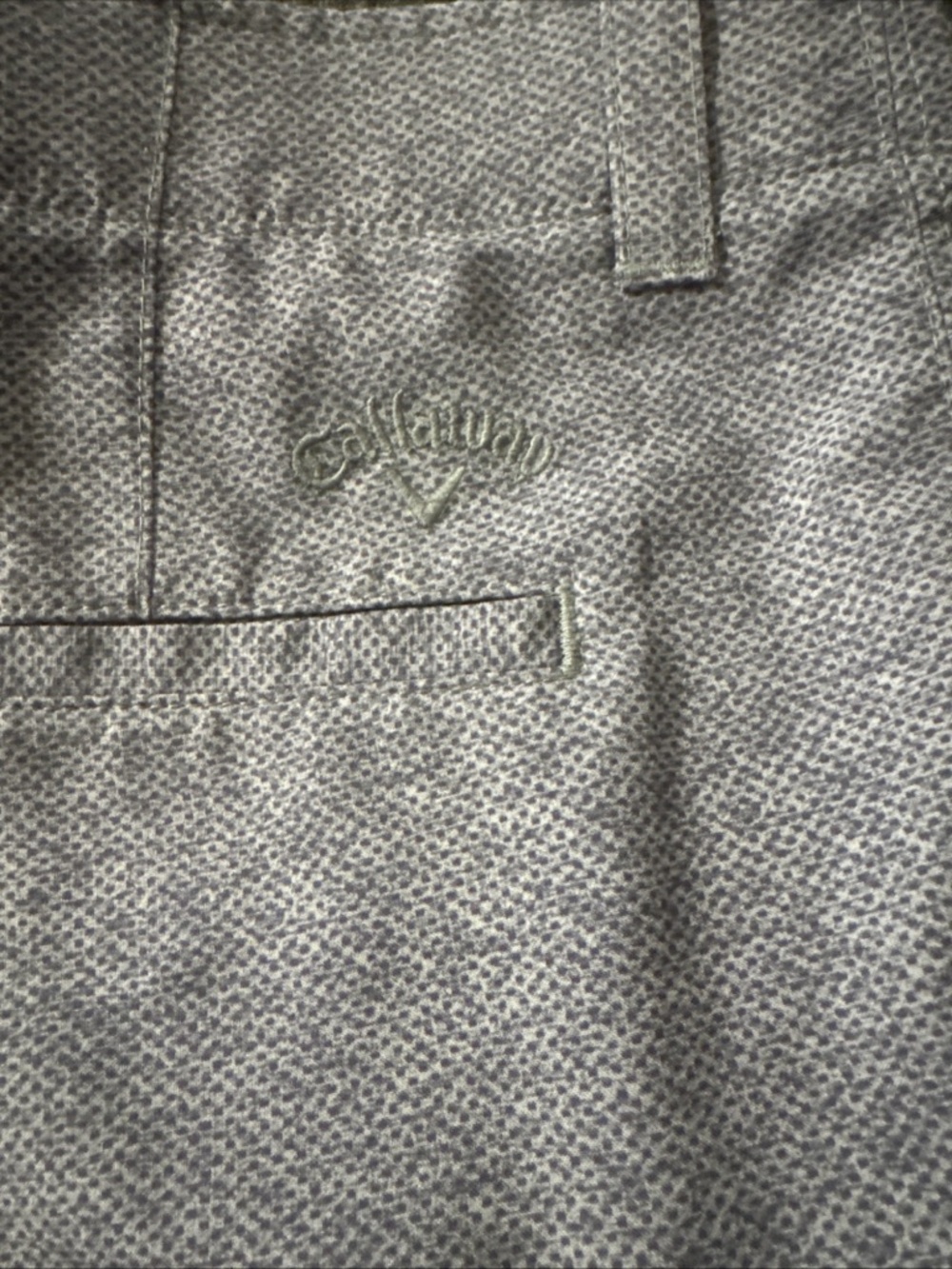 Callaway Grey Patterned Men’s Golf Shorts EUC
